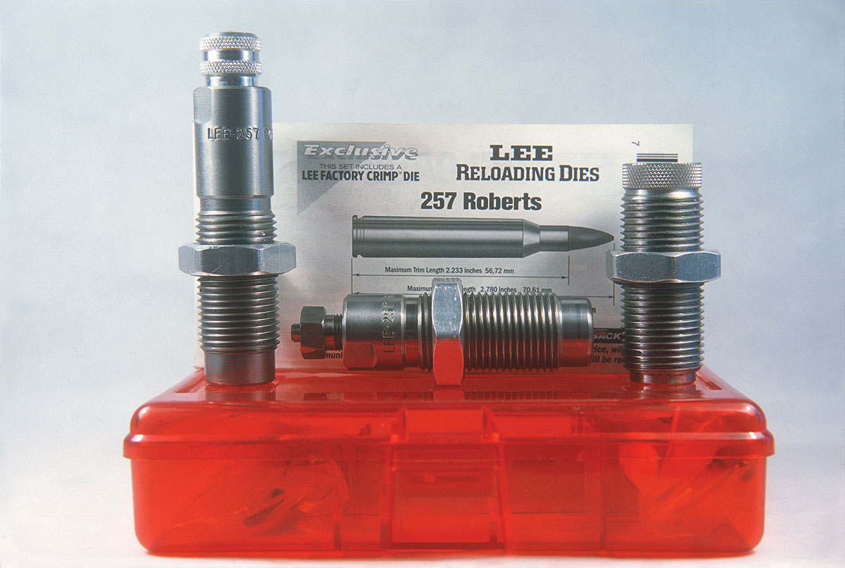 A Lee die set was used to load all the ammunition.